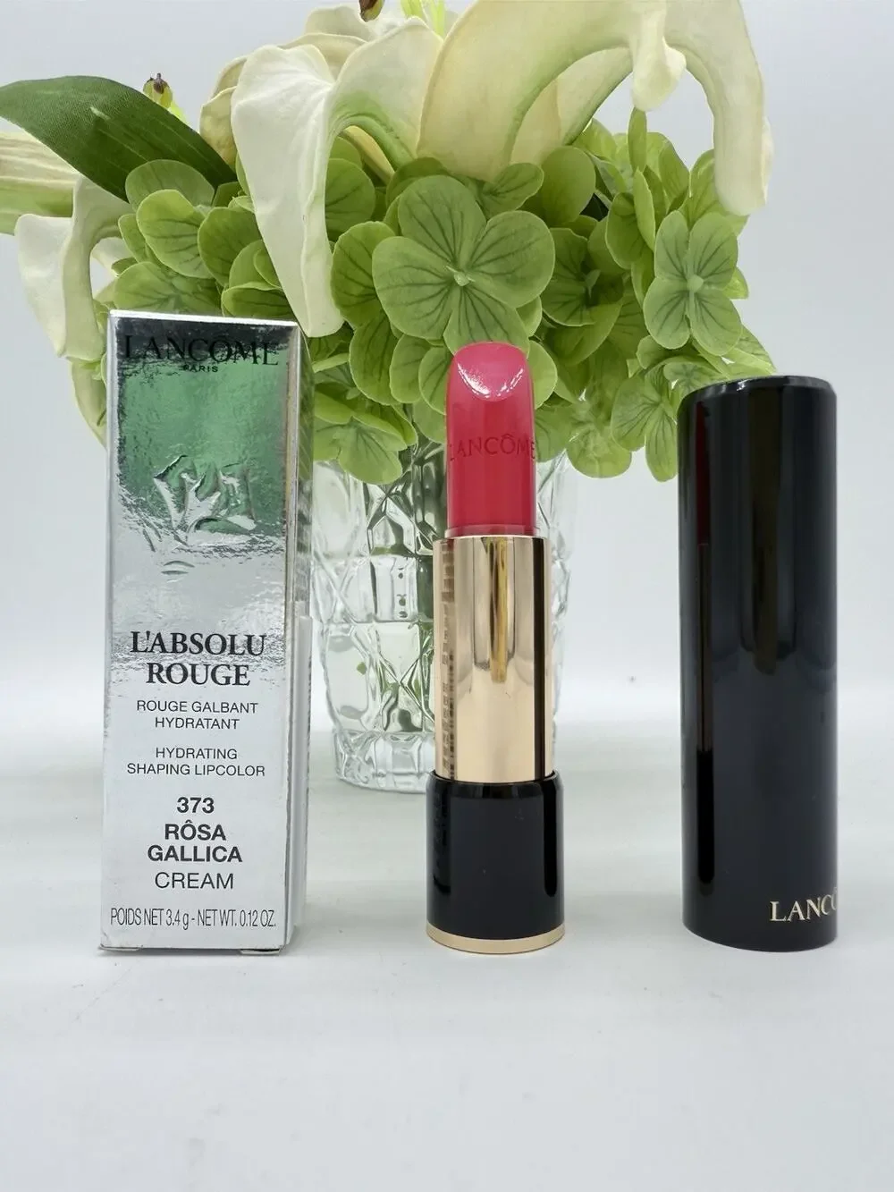 Lancome L’ABSOLU ROUGE Lipstick 373 Rosa Gallica Cream 3.4g